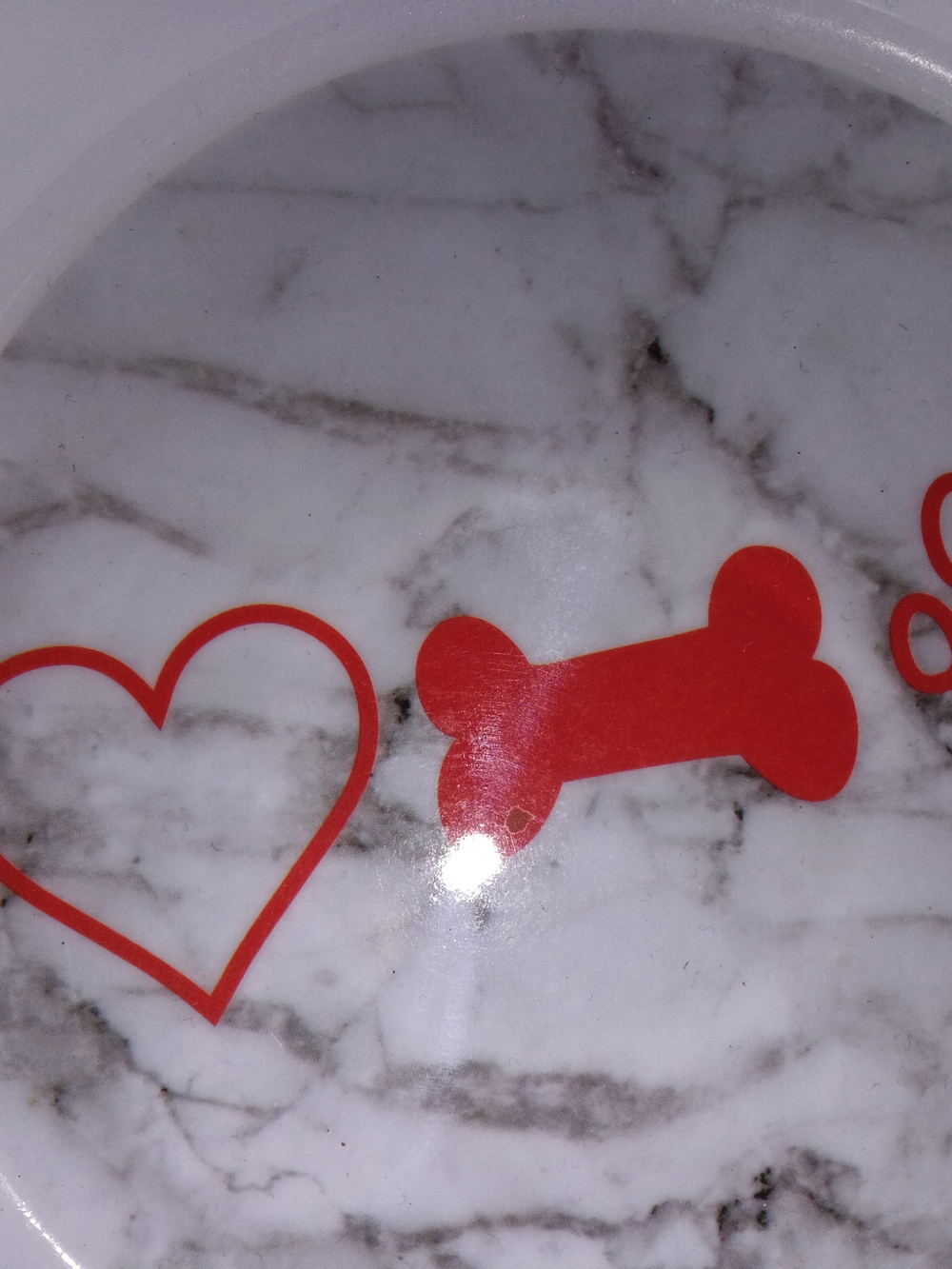 Pet Decorative Melamine Dog Water Food Bowl - Picture 4 of 4